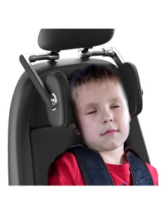 Almohada ajustable para reposacabezas de coche DHOUSE - Negro