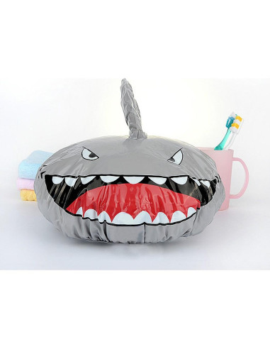 Gorro de Ducha Infantil DS. Distintivo Tiburón Impermeable
