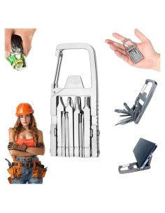 Multiherramienta 12 en 1 RandJ de Acero Inoxidable Compacta