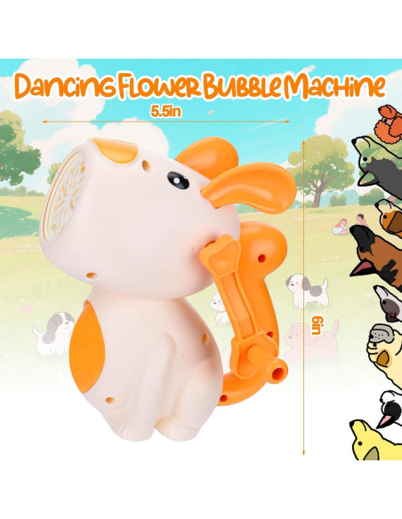 Máquina de Burbujas de Manivela Vodolo para Niños 3+ Años Máquina de Burbujas de Manivela Vodolo para Niños 3+ Años
