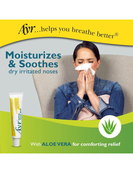 Gel Nasal Salino Ayr 14.79 ml con Aloe Calmante - Hidratación Gel Nasal Salino Ayr 14.79 ml con Aloe Calmante - Hidratación