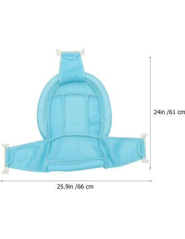 Asiento de Baño Ajustable para Bebés R81338G158D - Azul