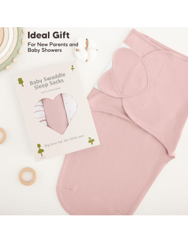 Sacos de Saco para Bebés Susurration, 100% Algodón, Paquete de 3