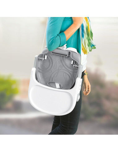 Asiento Elevador Chicco Pocket Snack Portátil 22.68 kg Gris