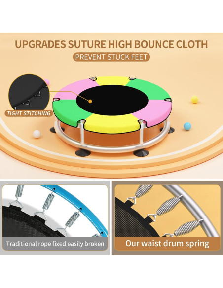 Trampolín Ajustable para Niños BLINWORLD TL-238 139.7cm Trampolín Ajustable para Niños BLINWORLD TL-238 139.7cm