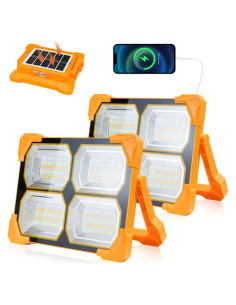 Luz Solar de Trabajo LED Kifflux 300W Recargable IP66