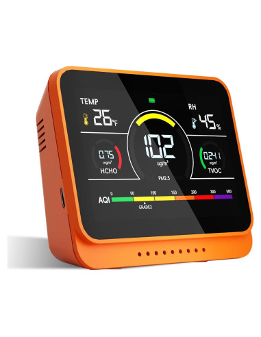 Monitor de Calidad del Aire Xoopon AC02 13 en 1 con Alarma