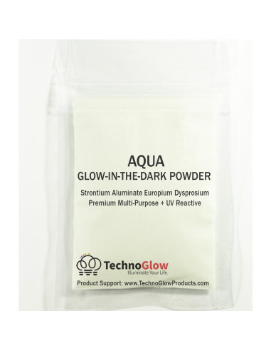 Polvo Brillante en la Oscuridad Techno Glow PRO-Series Aqua 28g