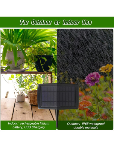 Sistema de Riego por Goteo Solar GrowBuddy para 15 Macetas