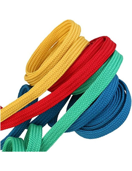 12 Pares de Cintas Planas para Calzado Omlopp 125cm Colores Variados 12 Pares de Cintas Planas para Calzado Omlopp 125cm Colores Variados