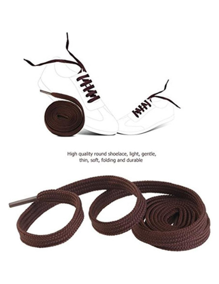 12 Pares de Cintas Planas para Calzado Omlopp 125cm Colores Variados 12 Pares de Cintas Planas para Calzado Omlopp 125cm Colores Variados