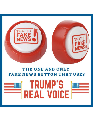 Botón de Noticias Falsas Donald Trump - 11 Citas Divertidas