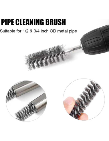 Juego de limpiadores de tuberías de cobre Tutuone 1/2 y 3/4"