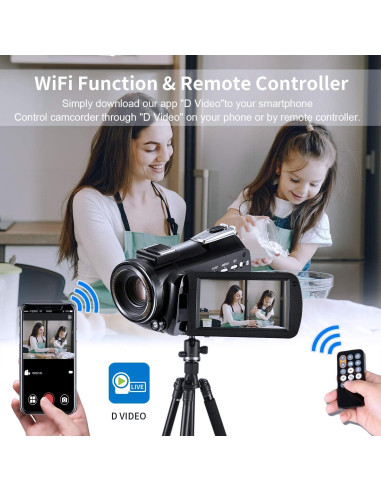 Cámara de Video ORDRO AC5 4K UHD con Zoom Óptico 12X