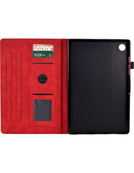 Funda de Tablet Samsung Galaxy Tab A9 Plus 11" Cuero PU Rojo Funda de Tablet Samsung Galaxy Tab A9 Plus 11" Cuero PU Rojo