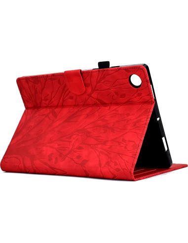 Funda de Tablet Samsung Galaxy Tab A9 Plus 11" Cuero PU Rojo