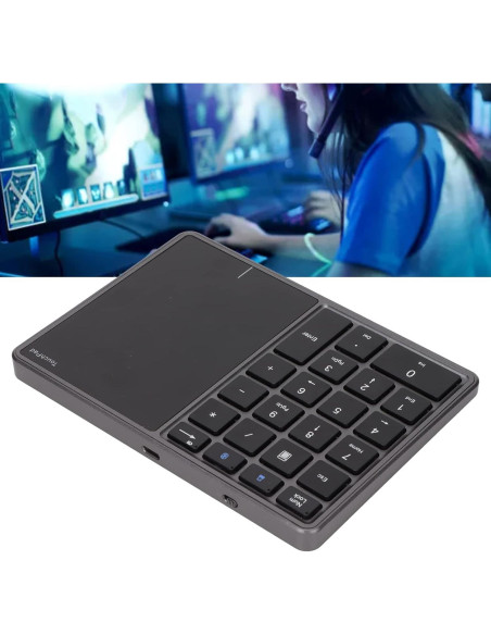 Teclado Numérico Inalámbrico Heayzoki con Touchpad 22 Teclas Teclado Numérico Inalámbrico Heayzoki con Touchpad 22 Teclas