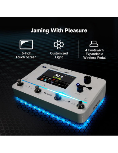 Procesador de Efectos MOOER GS1000 para Guitarra Eléctrica