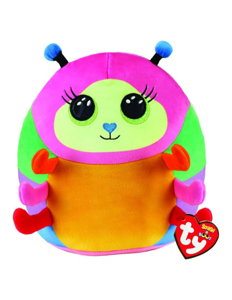 Almohada Suave Oruga Nessa TY Squish a Boo 20 CM Multicolor Almohada Suave Oruga Nessa TY Squish a Boo 20 CM Multicolor