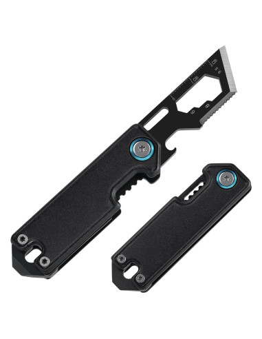 Cuchillo de bolsillo KAMBOLLY EDC 7 funciones con llavero