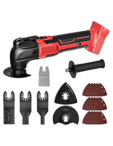 Herramienta Oscilante Inalámbrica Samvinor 18V con Luz LED