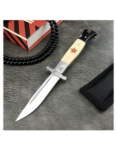 Cuchillo Plegable Goshawk Finka-NKVD KGB 9.29 cm ABS EDC