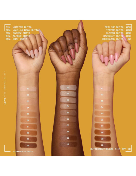 Tinte de Piel Brillante NYX Buttermelt Glaze SPF 30 30 ml Tinte de Piel Brillante NYX Buttermelt Glaze SPF 30 30 ml