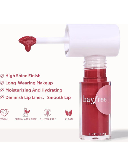 Aceite Labial Hidratante Bayfree 4.4 ml Color Rosa Caliente Aceite Labial Hidratante Bayfree 4.4 ml Color Rosa Caliente