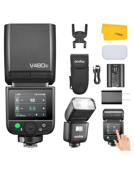 Flash Godox V480C TTL Inalámbrico para Canon 650 Flashes Flash Godox V480C TTL Inalámbrico para Canon 650 Flashes