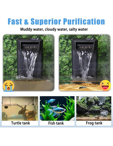 Filtro de Tortuga TARARIUM 220 GPH para 75-170 Litros