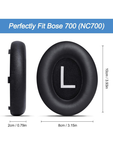 Almohadillas de Reemplazo Gvoears para Auriculares Bose 700