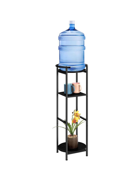 Soporte para dispensador de agua OYEAL 3 niveles 19L negro Soporte para dispensador de agua OYEAL 3 niveles 19L negro