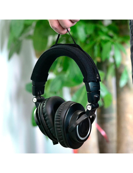 Cubierta de Diadema Defean para Auriculares Grandes - Negro Cubierta de Diadema Defean para Auriculares Grandes - Negro