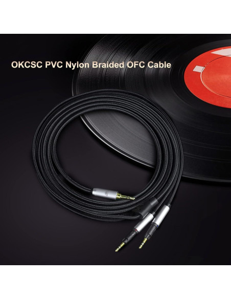 Cable de Reemplazo okcsc para Auriculares Audio-Technica ATH-R70X 2.5mm Cable de Reemplazo okcsc para Auriculares Audio-Technica ATH-R70X 2.5mm