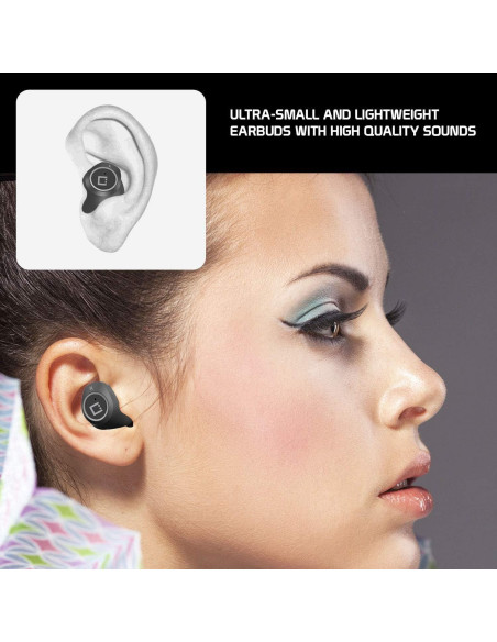 Auriculares Inalámbricos Bluetooth V5.0 Cellet XG01 Negro Auriculares Inalámbricos Bluetooth V5.0 Cellet XG01 Negro