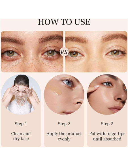 Corrector de Ojeras CC Biboyan Piel Clara 5.6cm Hidratante Corrector de Ojeras CC Biboyan Piel Clara 5.6cm Hidratante