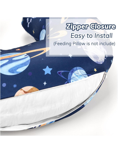 Funda de Almohada de Lactancia Pea Pod 2 Piezas Azul Espacio Funda de Almohada de Lactancia Pea Pod 2 Piezas Azul Espacio