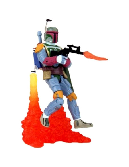 Figura de Acción Boba Fett Star Wars 2002 10.16 cm con Rifle Figura de Acción Boba Fett Star Wars 2002 10.16 cm con Rifle