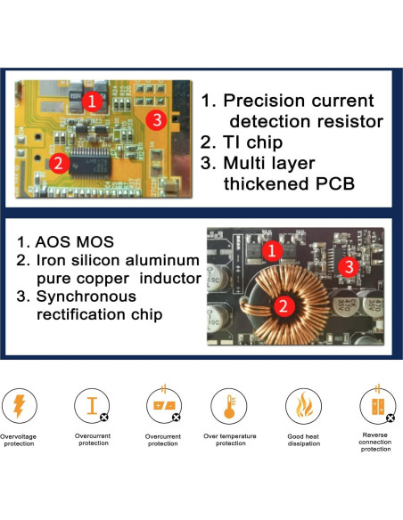 Paquete de 2 Convertidores DC a 5V 3A Tipo-C VanFeb Paquete de 2 Convertidores DC a 5V 3A Tipo-C VanFeb