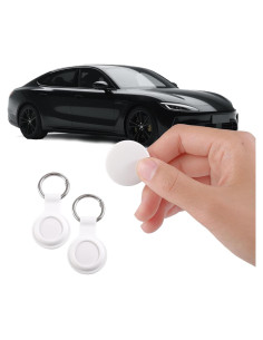 Paquete de 2 rastreadores GPS Aquilumen con llaveros - iOS