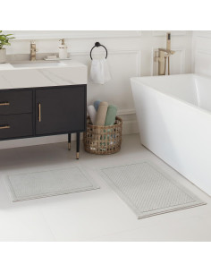 Conjunto de Alfombrillas de Baño Algodón 100% Arkwright 2 Piezas 2