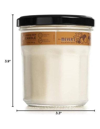 Vela Aromática Mrs. Meyer's 204g Especias de Acorno 35h