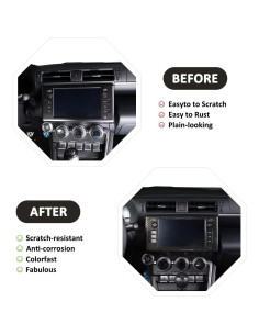 Marco de Pantalla GPS ABS JONKOKO para Subaru BRZ 2022 Carbono 2