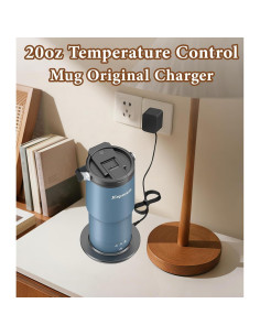 Base de Carga para Taza de Viaje Autocalentable Kepwam - Negro 2