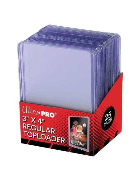 Soporte de Tarjetas Top Loader Ultra Pro 25 Unidades 6.35x8.89cm Soporte de Tarjetas Top Loader Ultra Pro 25 Unidades 6.35x8.89cm