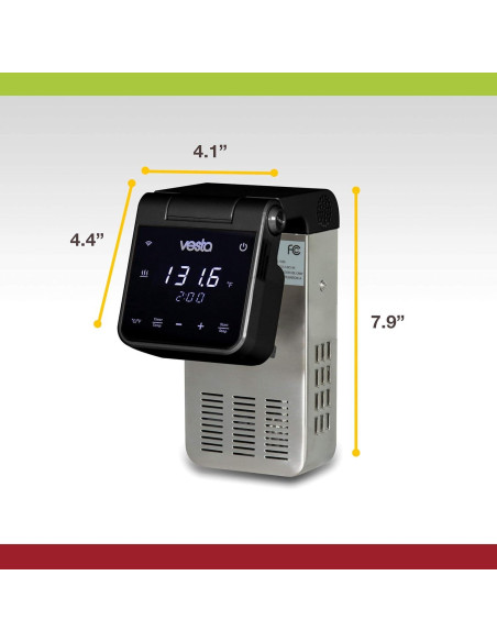 Cocedor Sous Vide Vesta Precision Imersa Elite 900W Plegable Cocedor Sous Vide Vesta Precision Imersa Elite 900W Plegable