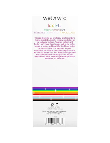 Kit de Brochas de Maquillaje Wet n Wild PRIDE - 3 Piezas