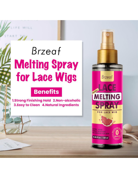 Spray Derretidor para Pelucas de Encaje OL 120ml - Secado Rápido Spray Derretidor para Pelucas de Encaje OL 120ml - Secado Rápido