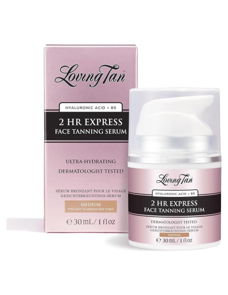 Suero Bronceador Facial Loving Tan 29.57 ml Medio Hidratante Suero Bronceador Facial Loving Tan 29.57 ml Medio Hidratante