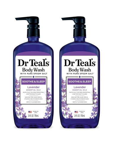 Gel de Baño Dr Teal's Eucalipto y Menta 4x720 ml